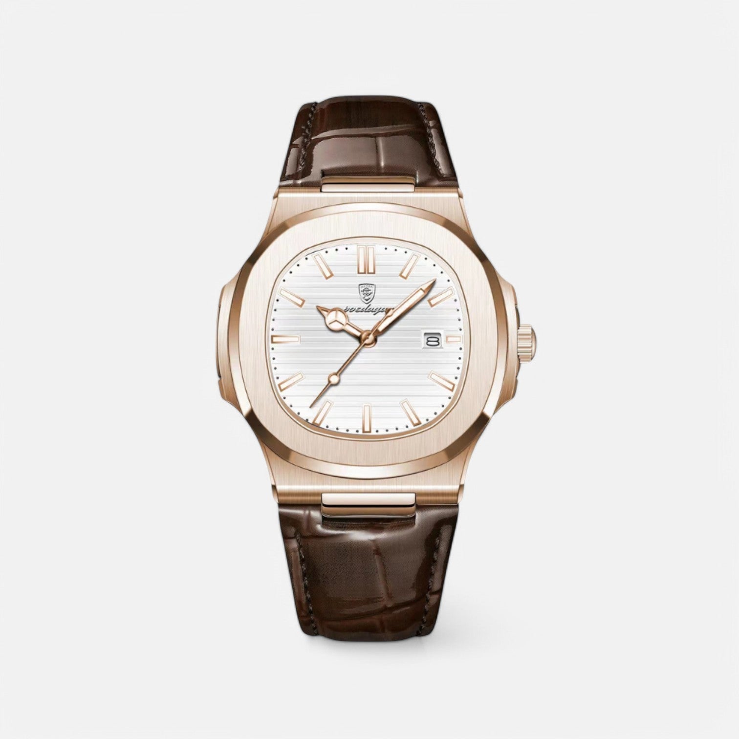The Gentleman’s Brand | Rose Gold Leather Watch | Timeless. Elegant. Refined.