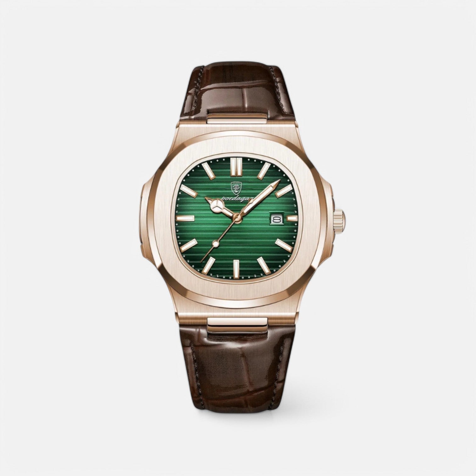 The Gentleman’s Brand | Rose Gold Leather Watch | Timeless. Elegant. Refined.