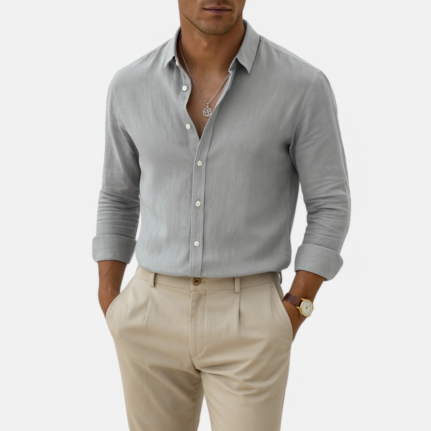 The Gentleman's Brand | Men's Cotton Linen Beach Shirts