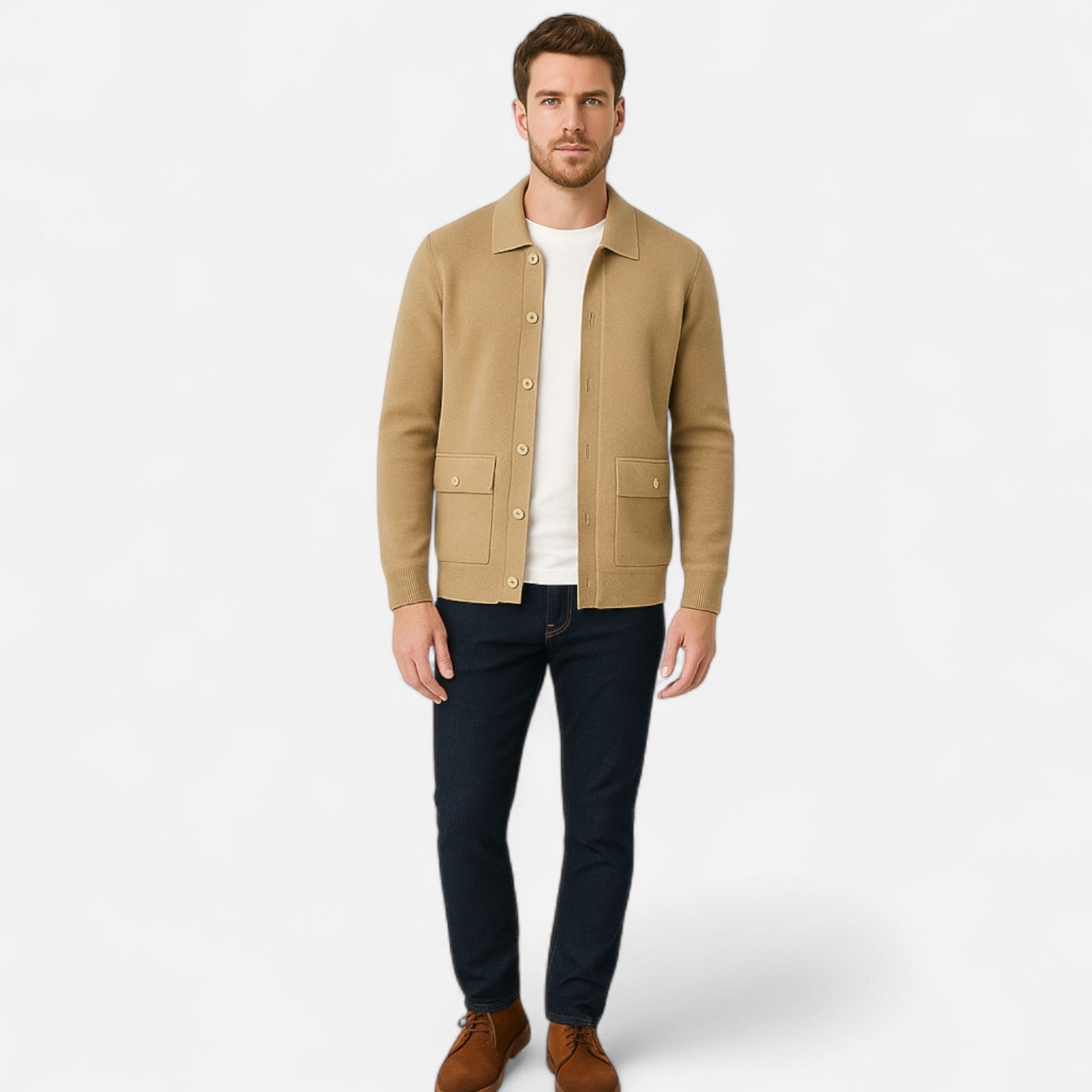 The Gentleman’s Brand | Men’s Cashmere Cardigan – Button-Up Soft Knit in a Classic Fit