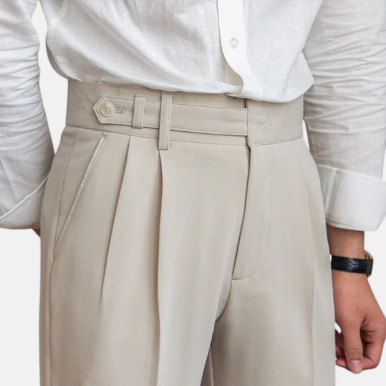 The Gentleman’s Brand | Men’s Classic Pleated Trousers – Old Money Fit