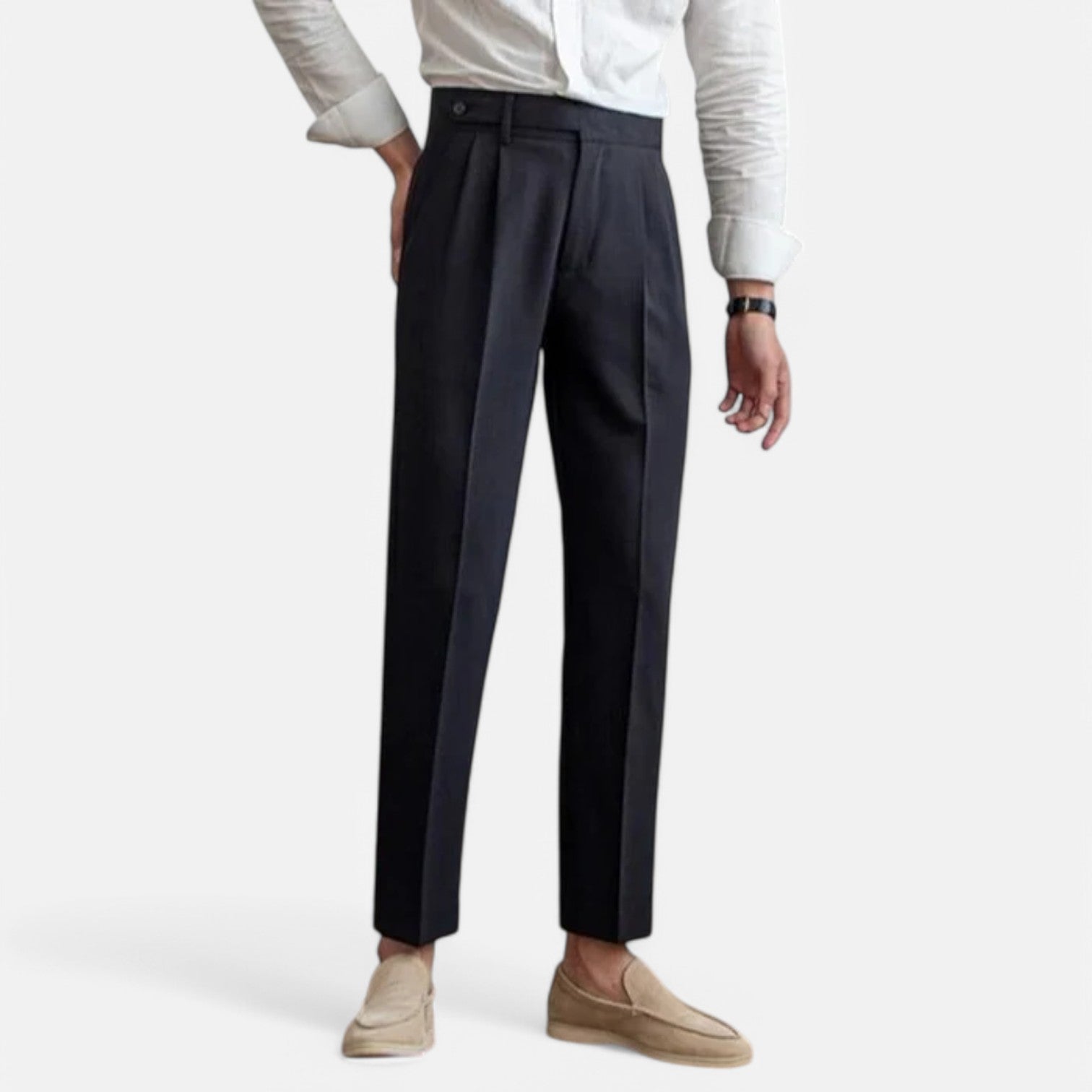 The Gentleman’s Brand | Men’s Classic Pleated Trousers – Old Money Fit