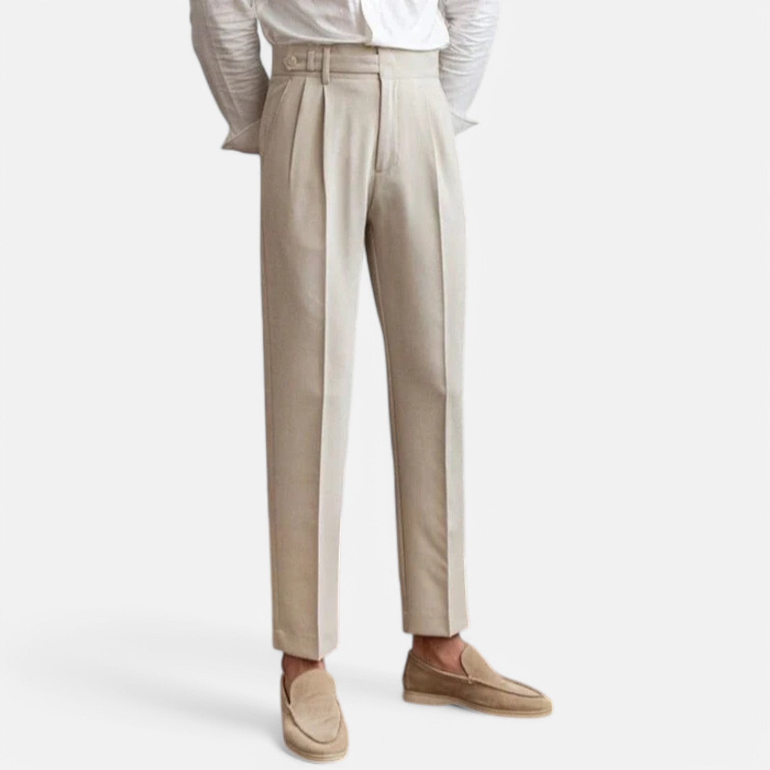 The Gentleman’s Brand | Men’s Classic Pleated Trousers – Old Money Fit