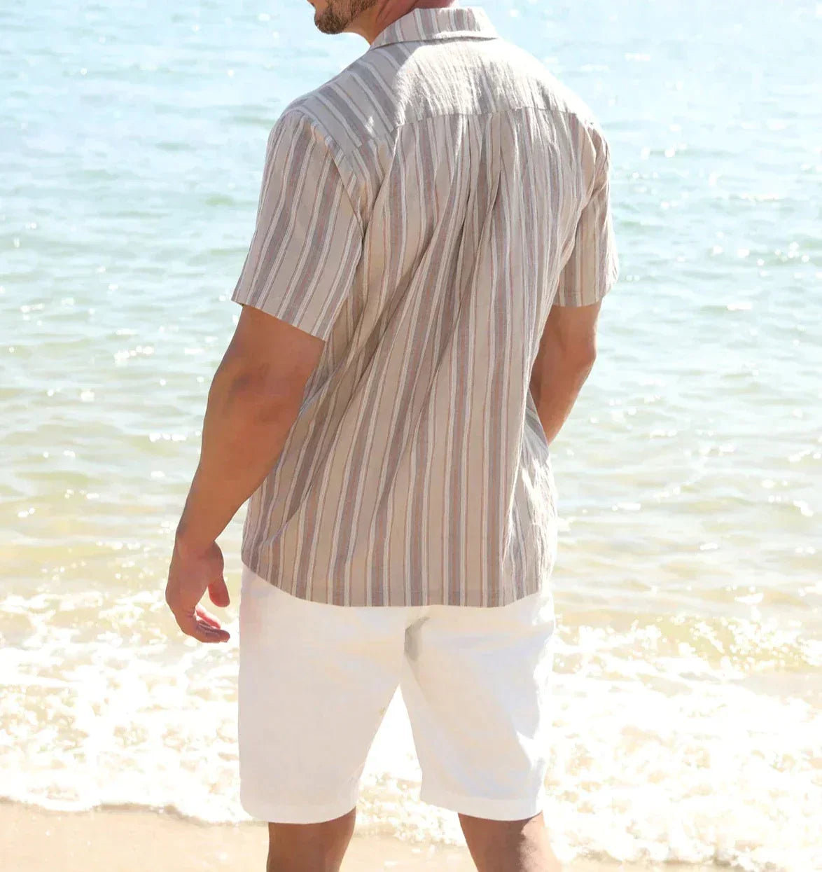 Striped Linen Shirt | Lightweight & Breathable | Effortless Summer Style