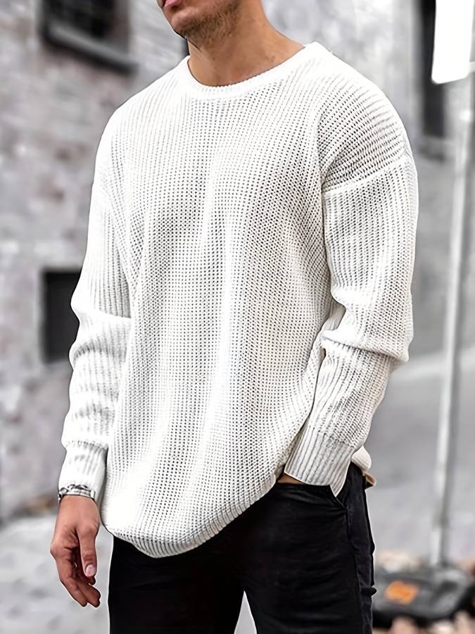 Longline Knitted Sweater | Modern Fit | Soft & Warm