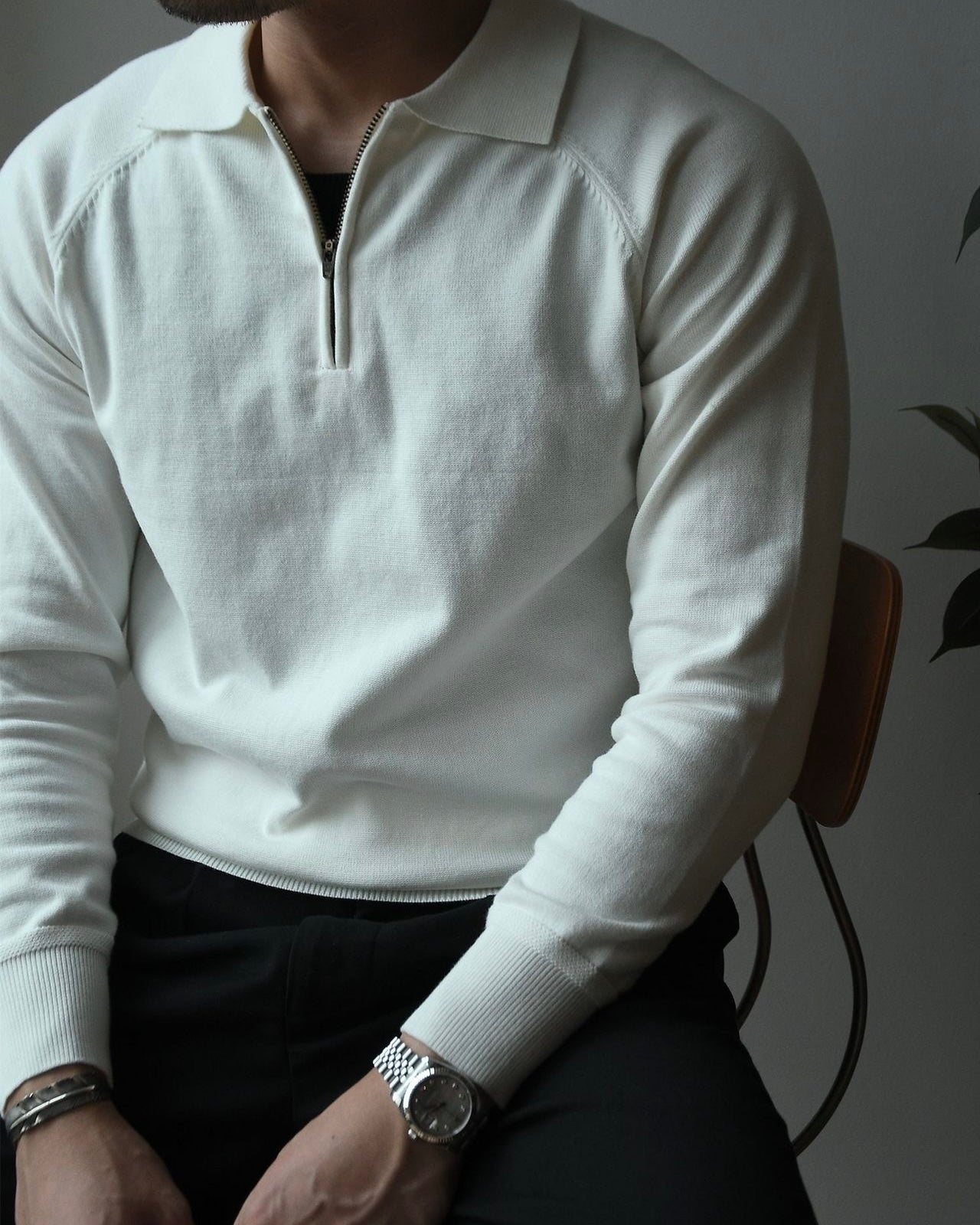 Zip Polo Sweater | Knit | Smart-Casual & Comfortable