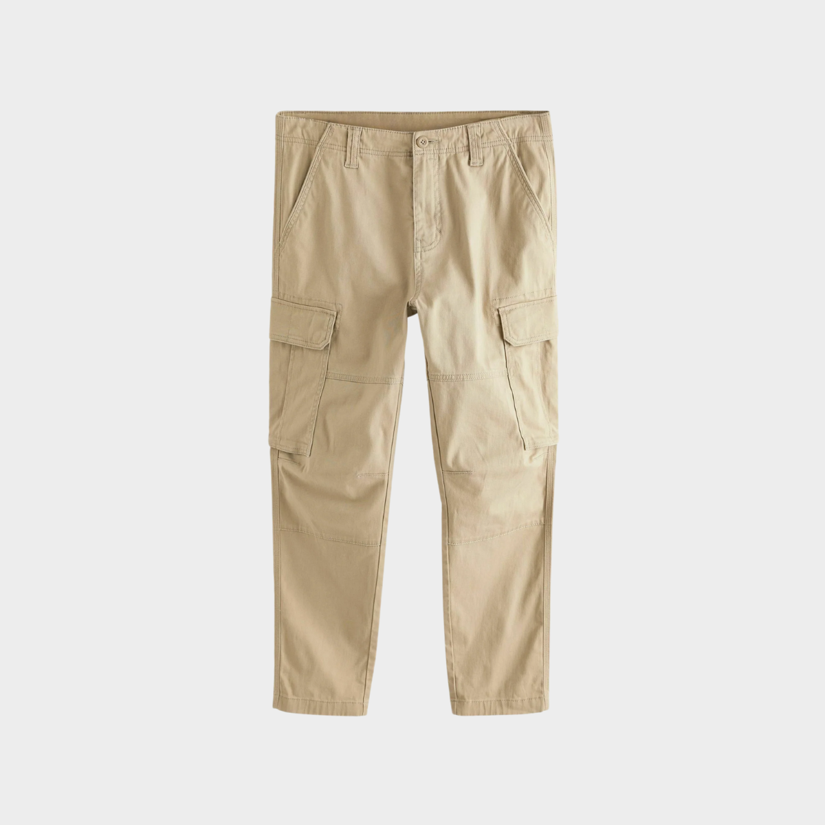 Slim-Fit Cargo Pants | Cotton Blend | Functional & Modern