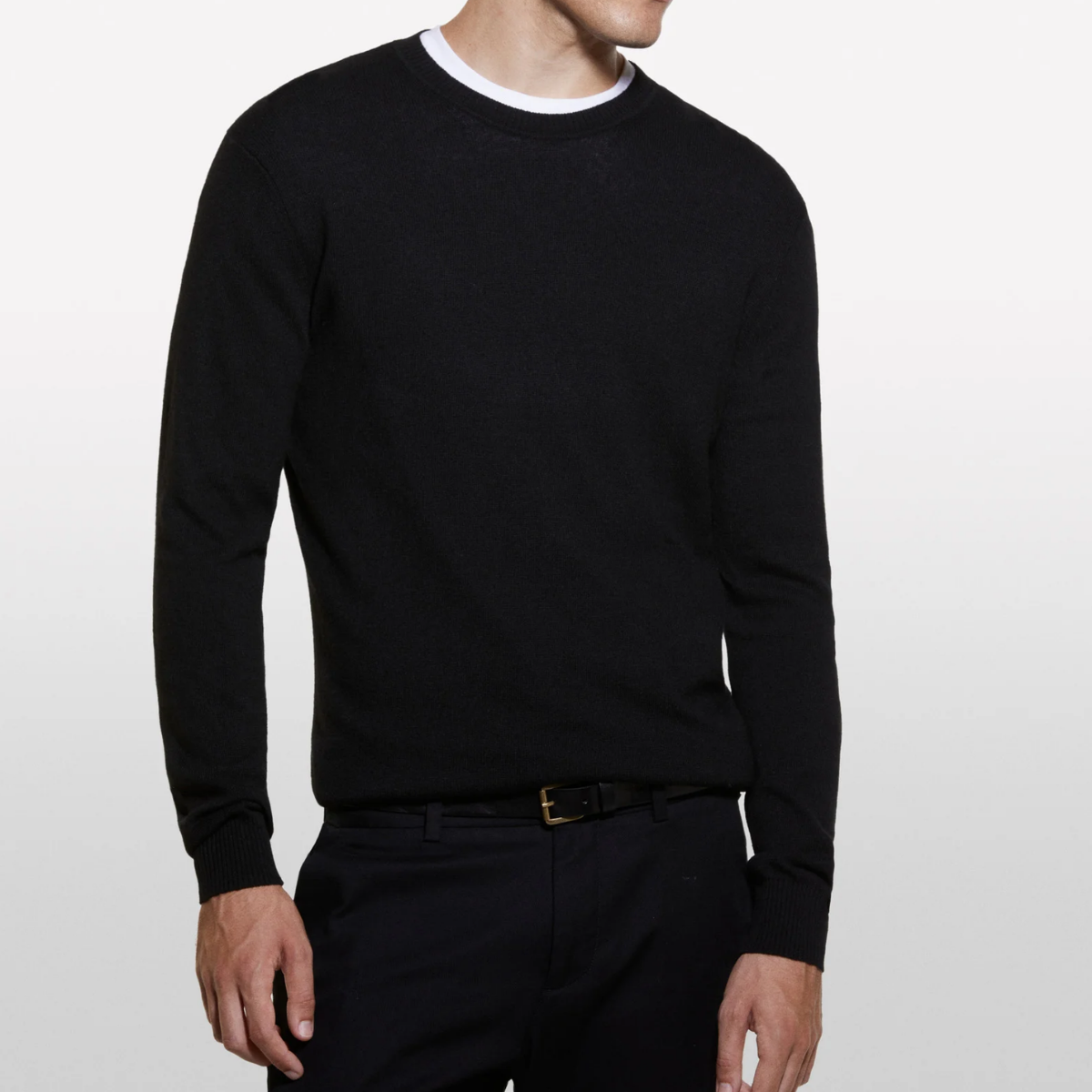 Crewneck Sweater | Wool Blend | Classic & Versatile