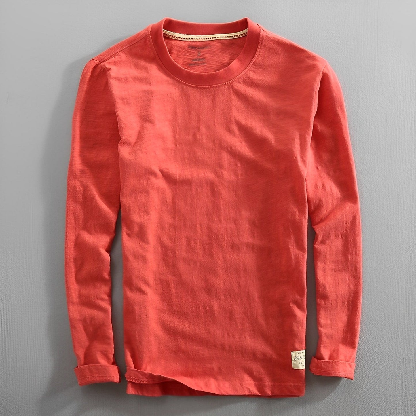 Long-Sleeve Casual T-Shirt | Cotton Blend | Soft & Versatile