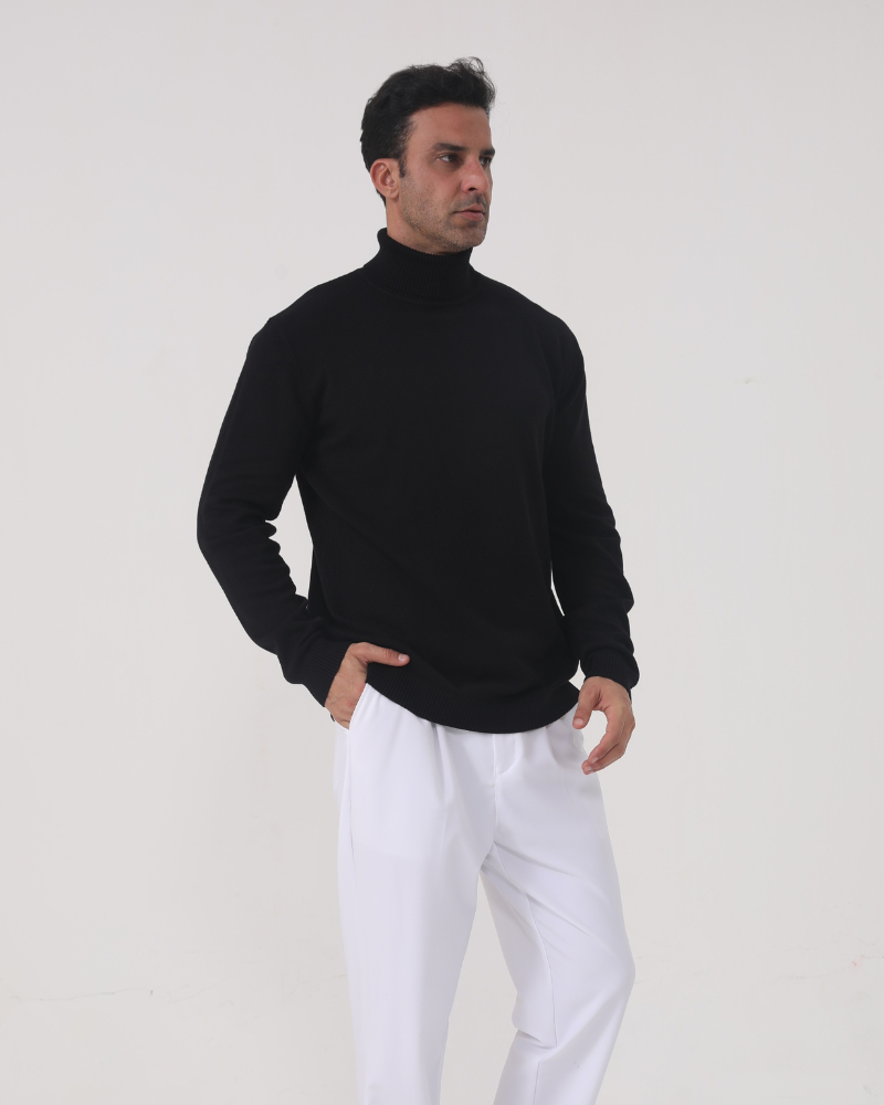 Classic Knit Turtleneck | Warm & Stylish | Timeless Essential