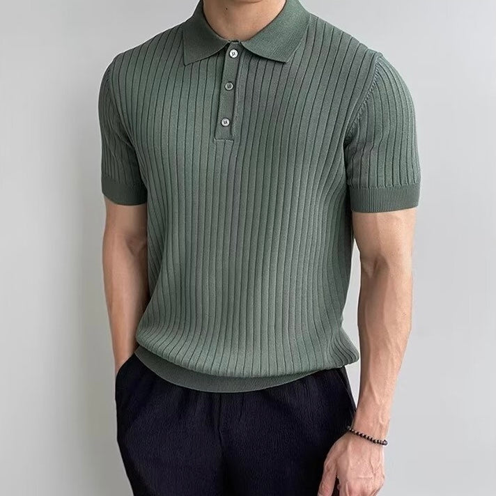 Gimcheon Knitted Polo – Classic Craftsmanship Heritage Style