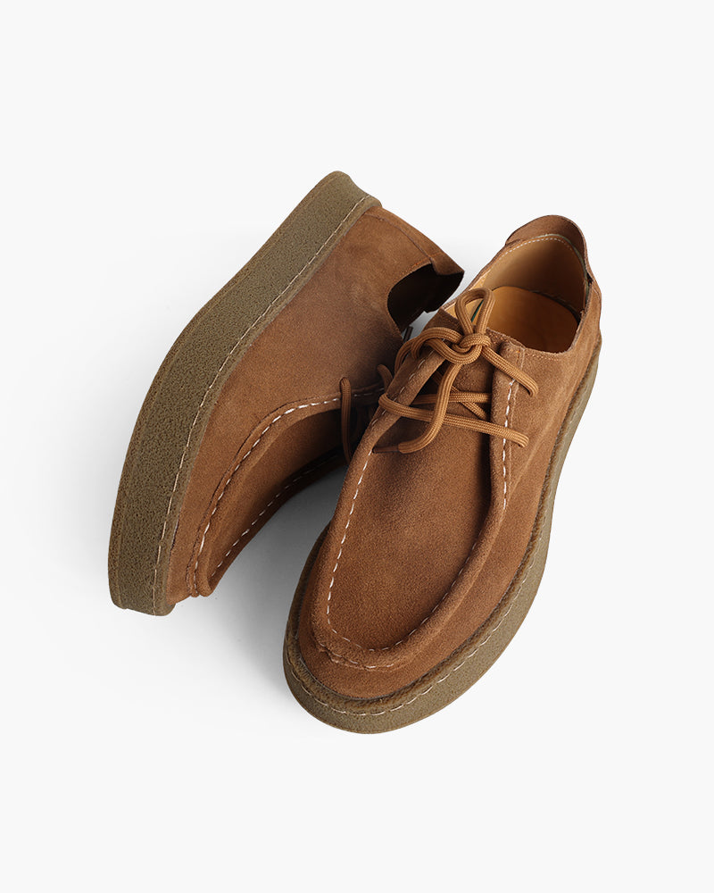 Suede Moc-Toe Sneakers | Comfortable & Stylish | Casual Everyday Wear