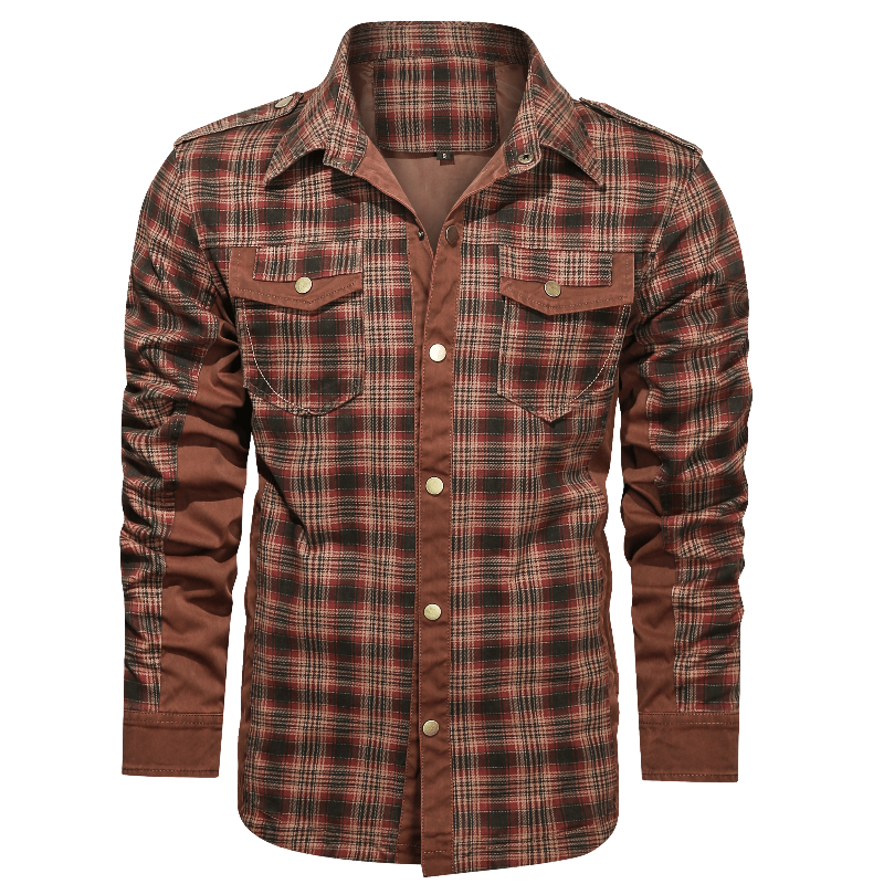 Plaid Flannel Shirt | Men's | Warm & Durable