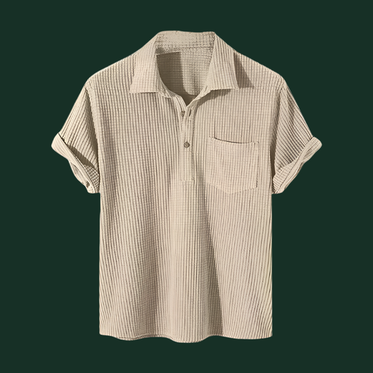 Linen Short-Sleeve Polo | Lightweight & Breathable | Effortless Smart-Casual