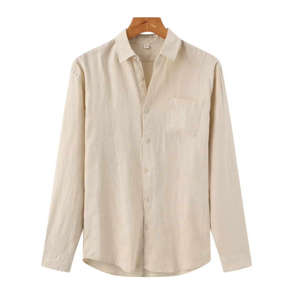 Linen Long-Sleeve Shirt | Lightweight & Breathable | Timeless Style