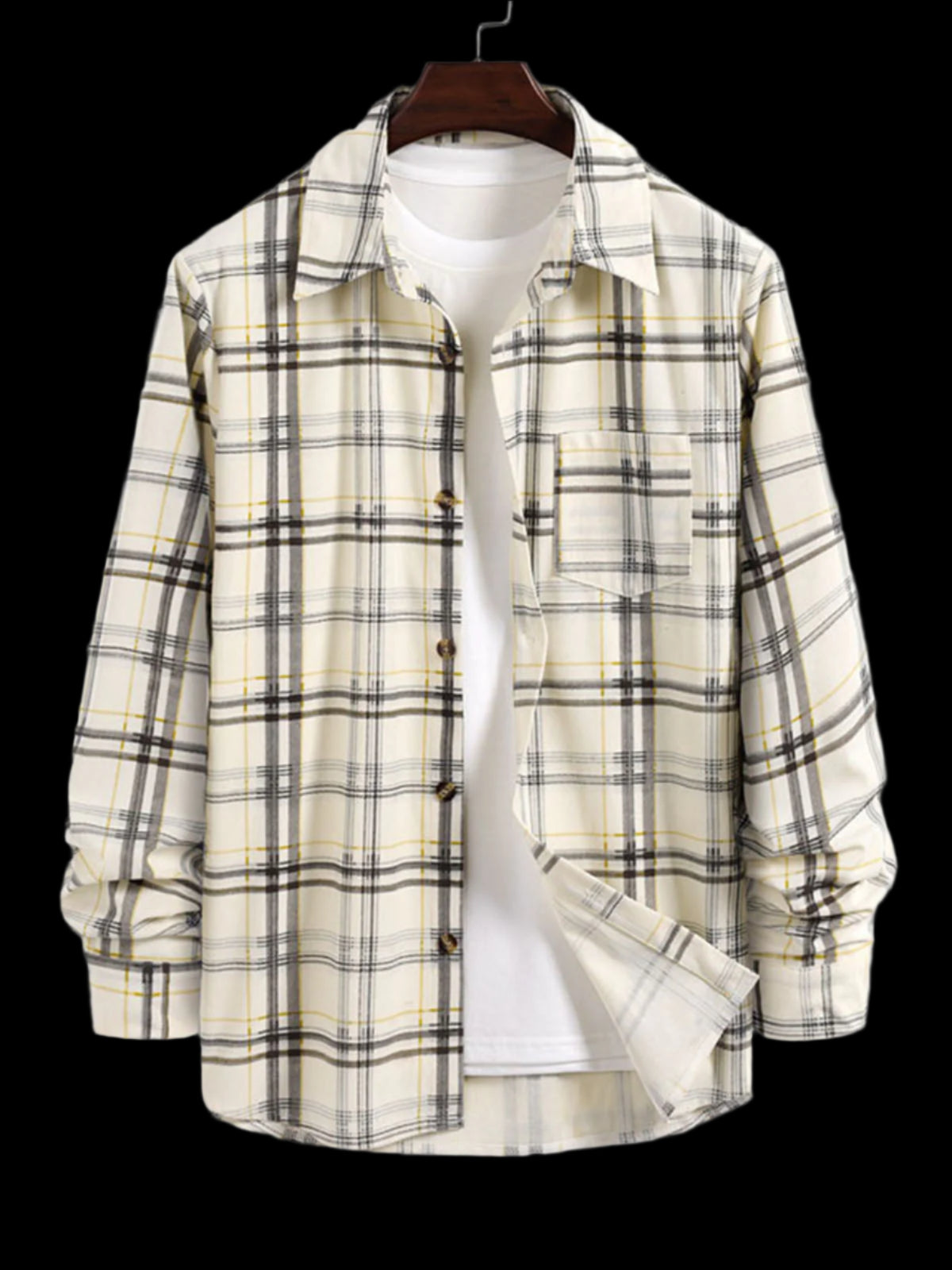 Plaid Flannel Shirt | Cotton Blend | Casual & Stylish