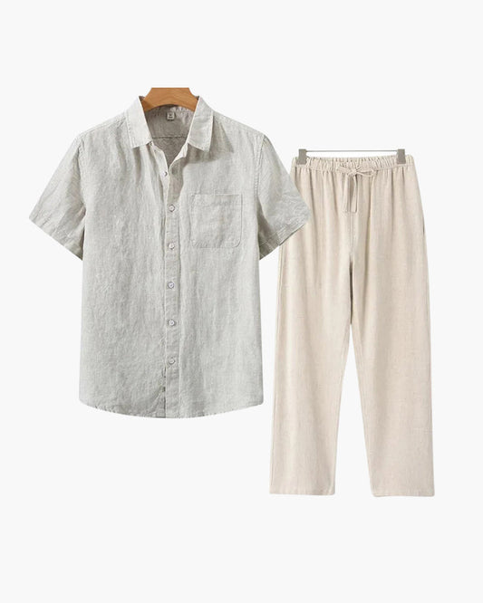 Linen Two-Piece Set | 100% Linen | Lightweight & Stylish