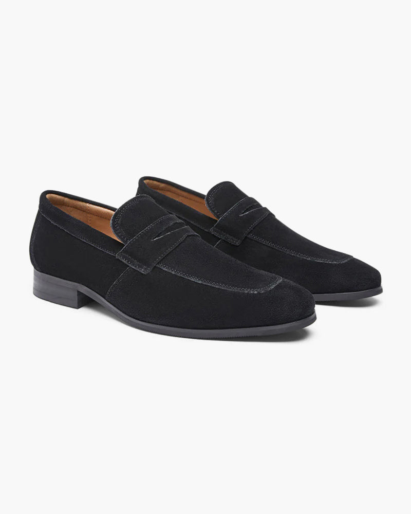 Suede Penny Loafers | Elegant & Comfortable | Smart-Casual & Formal