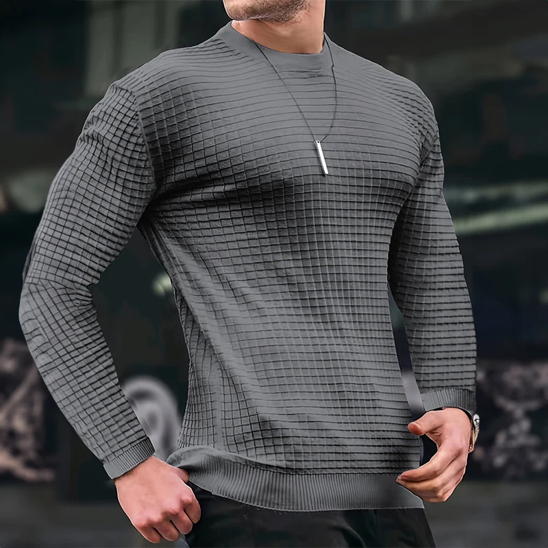 Textured Crewneck Sweater | Classic Knit | Smart-Casual Essential