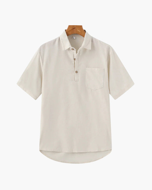 Linen Polo Shirt | 100% Linen | Breathable & Stylish