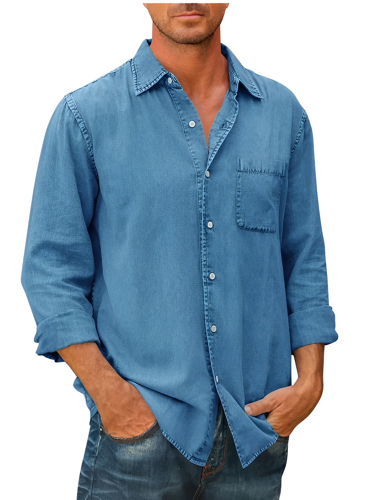 Men’s Linen Shirt | Breathable & Lightweight | Casual & Timeless