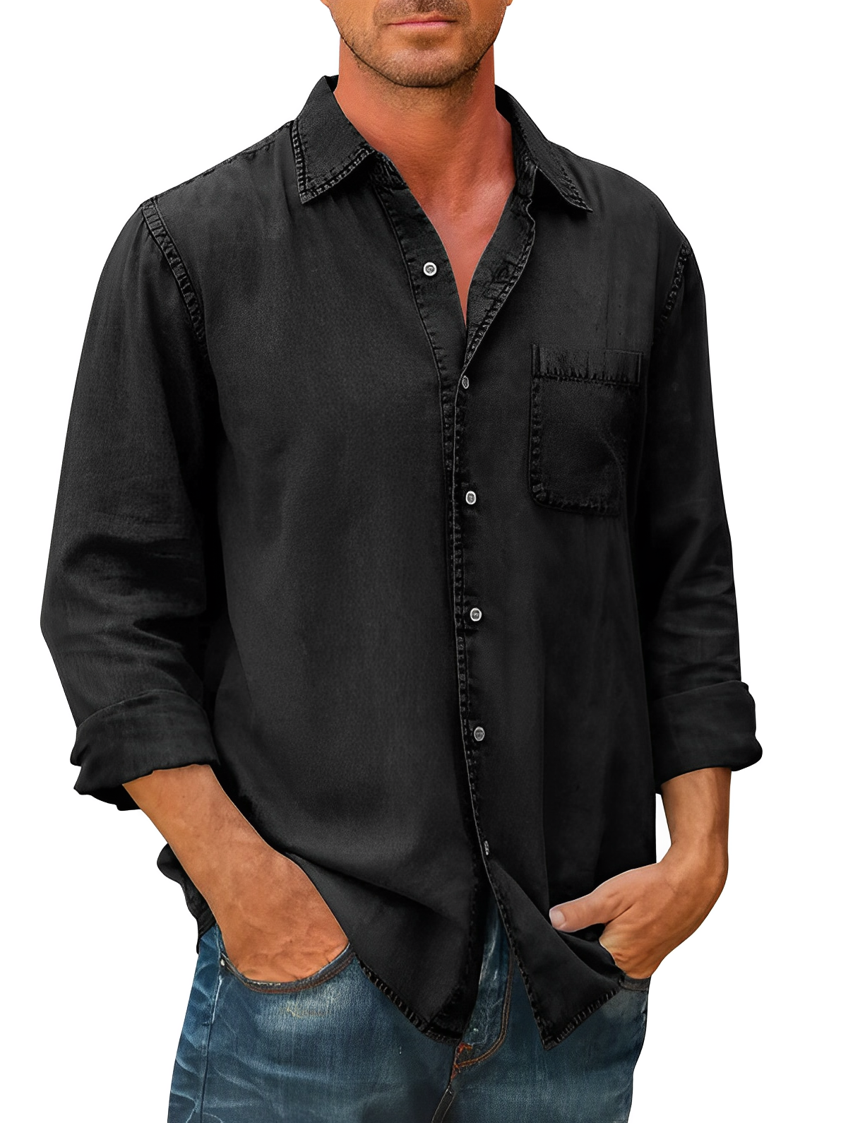 Men’s Linen Shirt | Breathable & Lightweight | Casual & Timeless