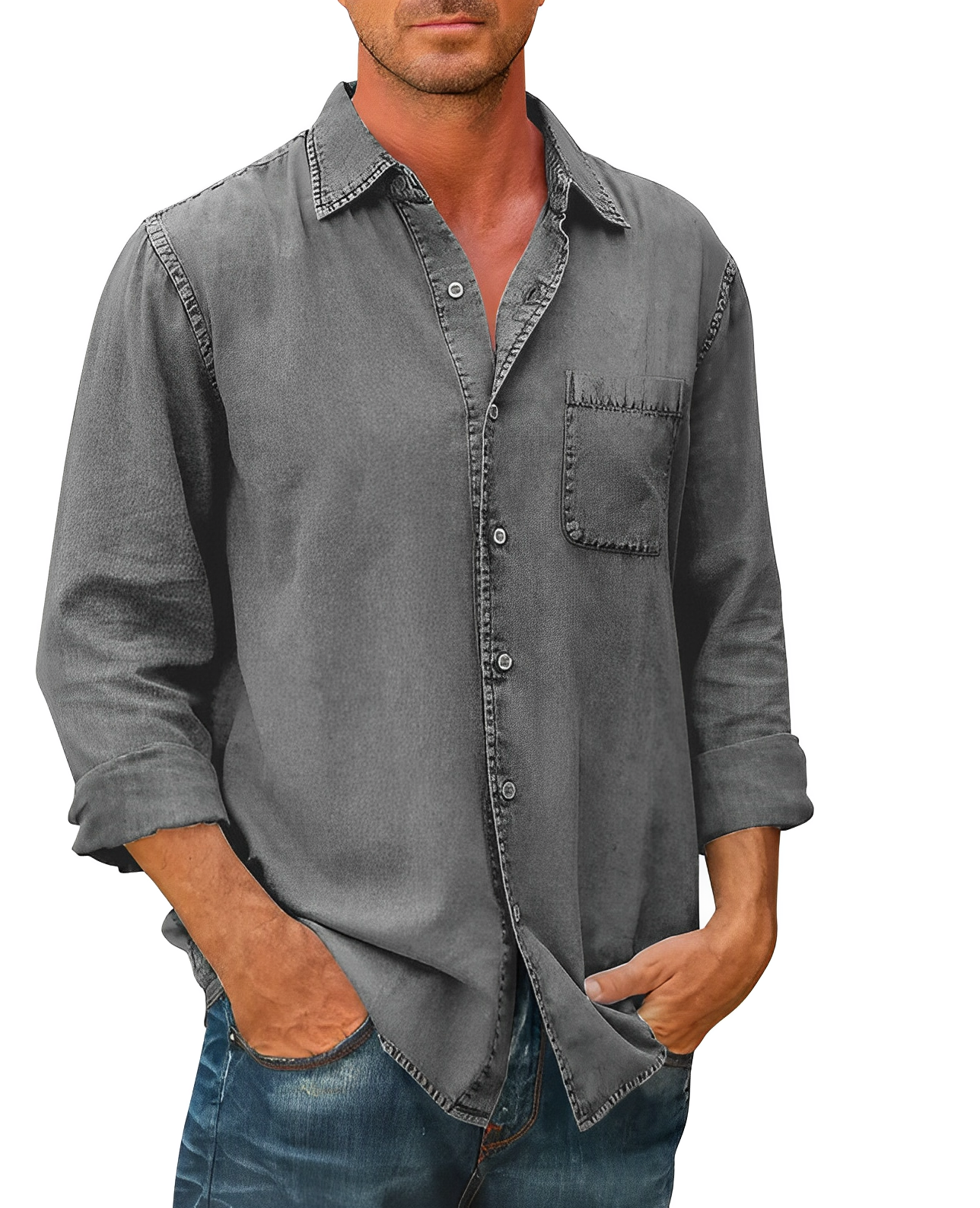 Men’s Linen Shirt | Breathable & Lightweight | Casual & Timeless