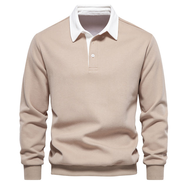 Long-Sleeve Polo Sweater | Smart-Casual | Soft & Stylish