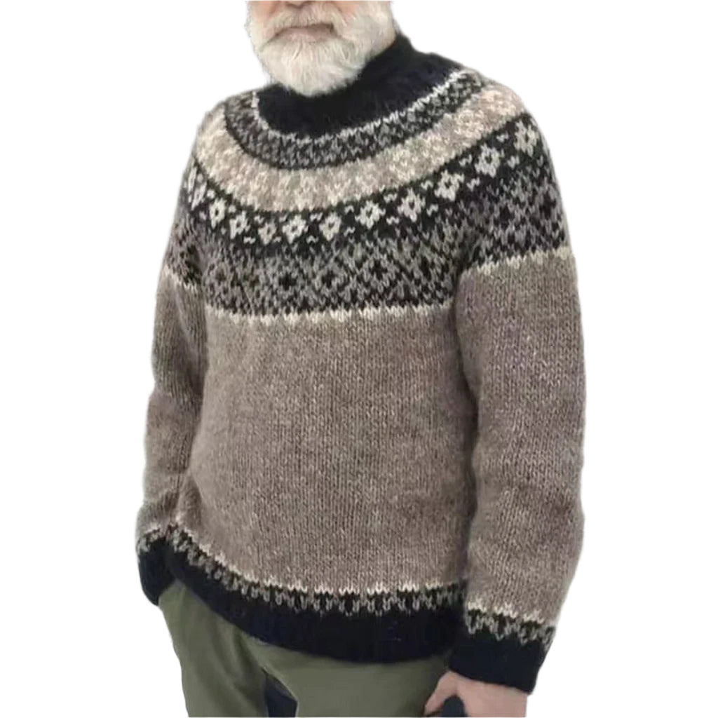 Nordic Wool Sweater | 100% Wool | Warm & Timeless