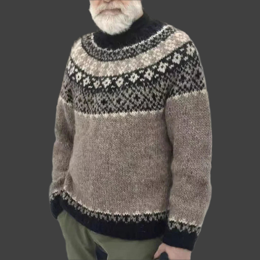 Nordic Wool Sweater | 100% Wool | Warm & Timeless