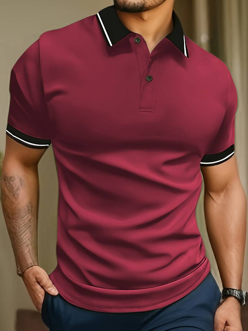 Fitted Polo Shirt | Cotton Blend | Stylish & Comfortable