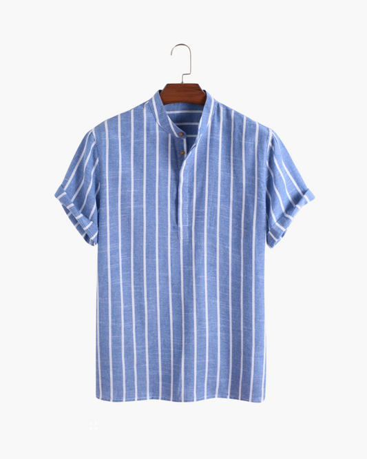 triped Short-Sleeve Shirt | Lightweight & Relaxed | Effortless Summer Style