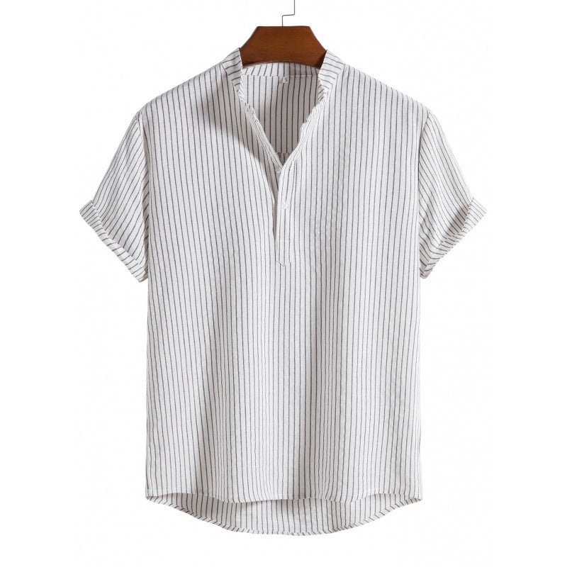 Short-Sleeve V-Neck Shirt | Breathable | Casual Summer Essential