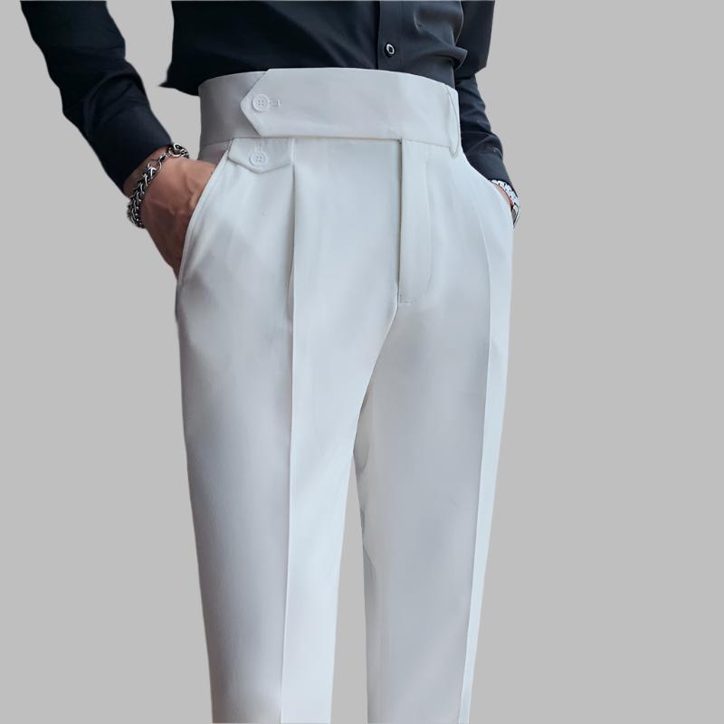 High-Waisted Pleated Trousers | Tailored Fit | Elegant & Versatile