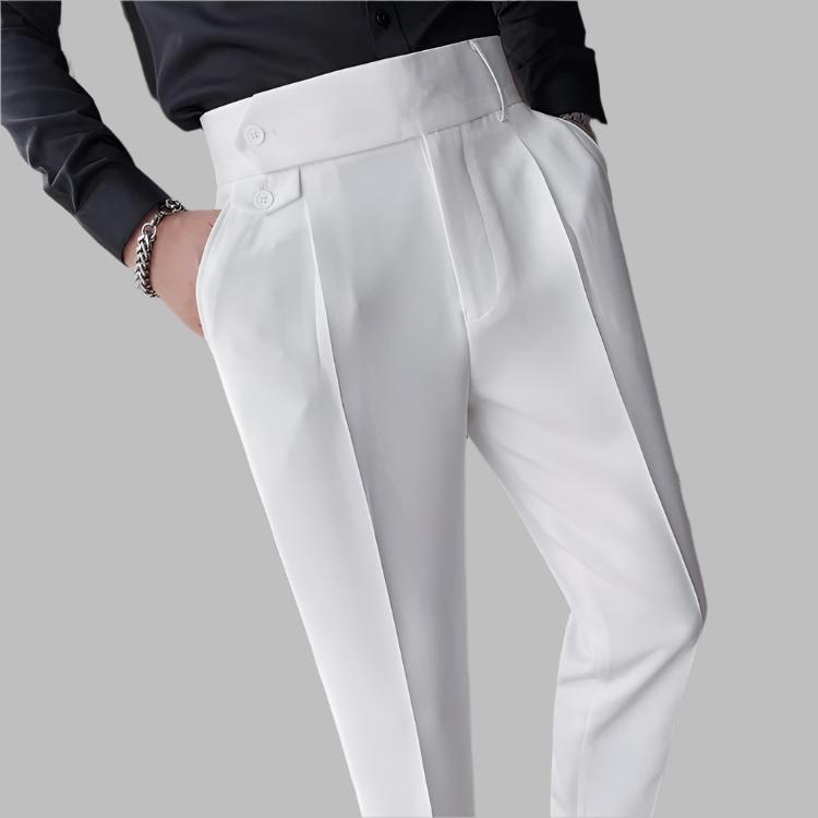 High-Waisted Pleated Trousers | Tailored Fit | Elegant & Versatile