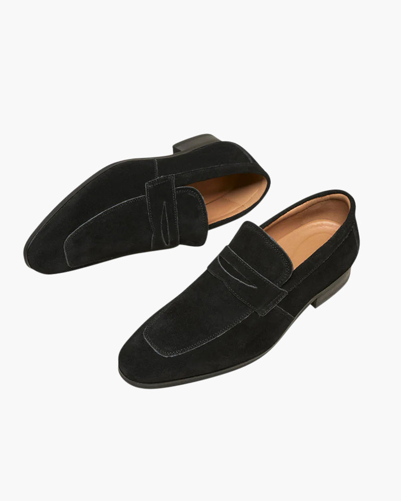 Suede Penny Loafers | Elegant & Comfortable | Smart-Casual & Formal