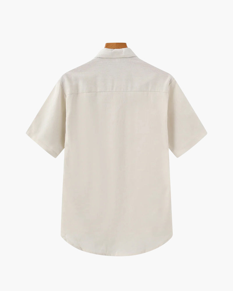 Linen Polo Shirt | 100% Linen | Breathable & Stylish