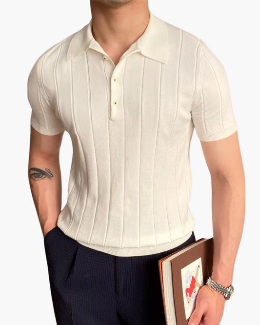 Knitted Polo Shirt | Cotton Blend | Sophisticated & Stylish