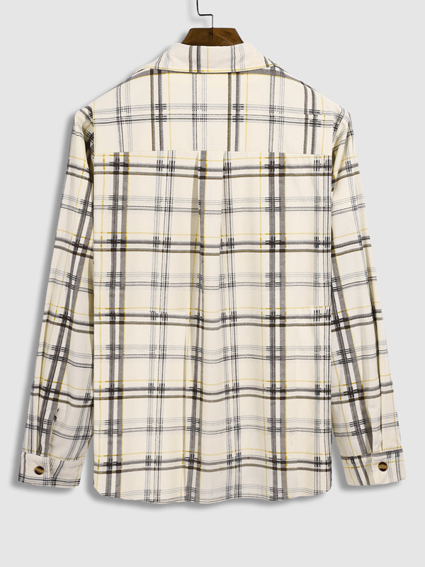 Plaid Flannel Shirt | Cotton Blend | Casual & Stylish