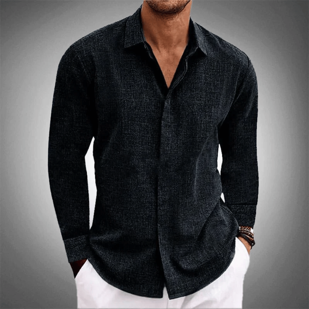 Linen Long-Sleeve Shirt | Lightweight | Smart-Casual Essential