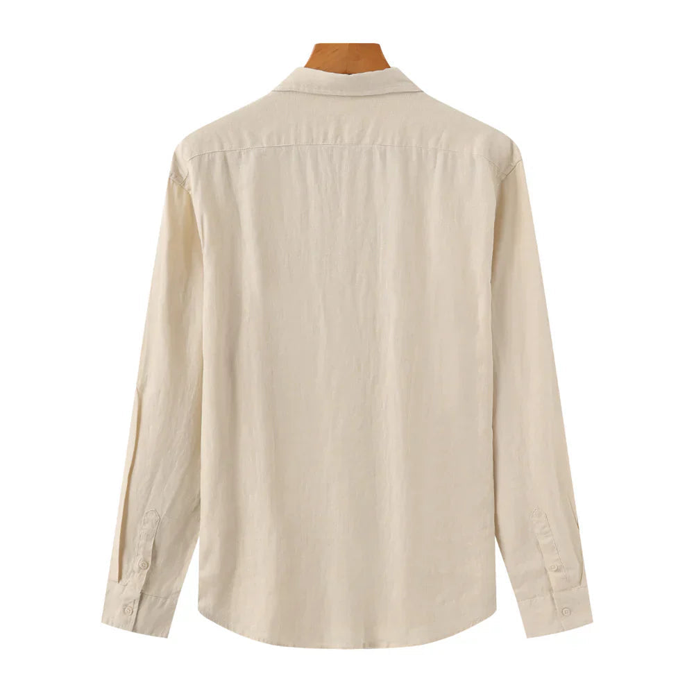 Linen Long-Sleeve Shirt | Lightweight & Breathable | Timeless Style