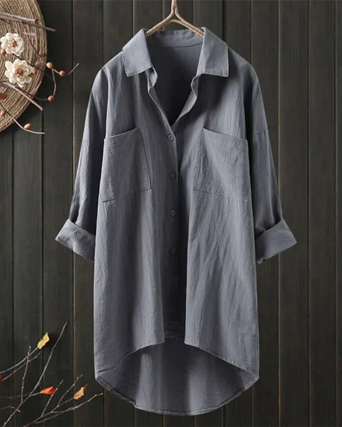 Linen Oversized Shirt | Women's | Lightweight & Breathable