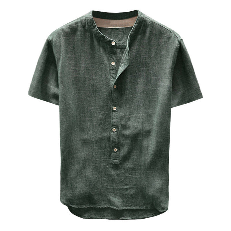 Linen Short-Sleeve Shirt | Men's | Lightweight & Breathable