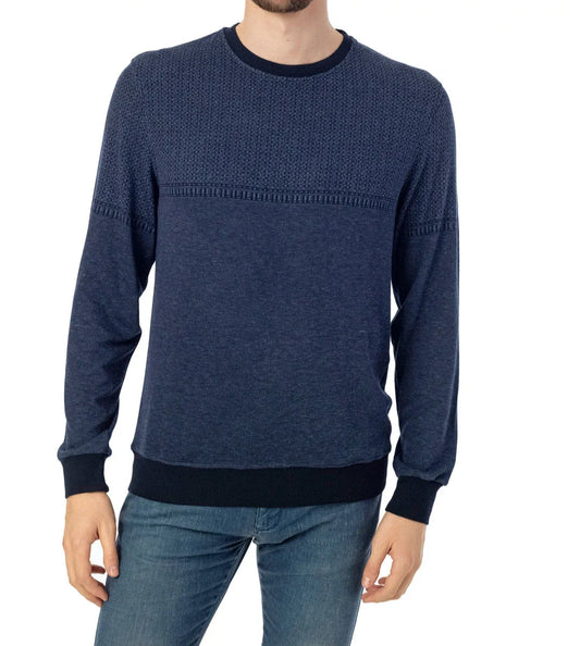 Textured Crewneck Sweater | Wool Blend | Stylish & Comfortable