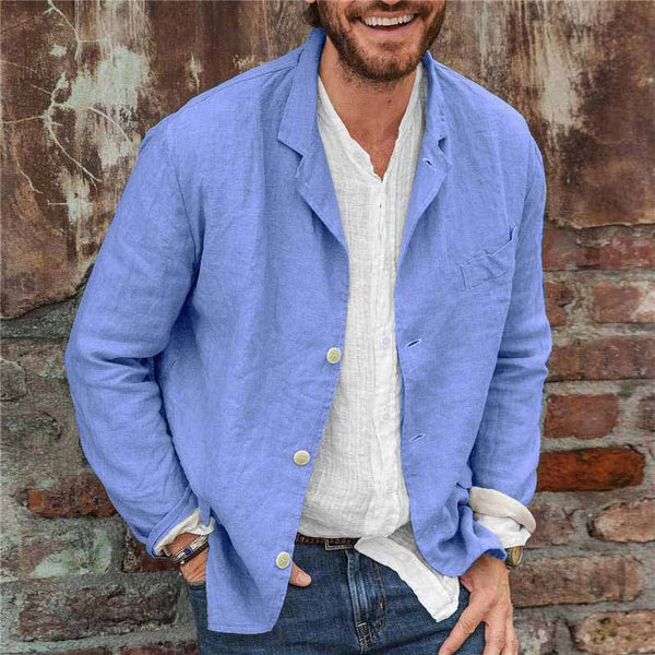 Linen Blazer | Lightweight & Breathable | Effortless Smart-Casual Style