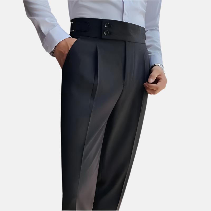 High-Waisted Pleated Trousers | Tailored Fit | Elegant & Versatile