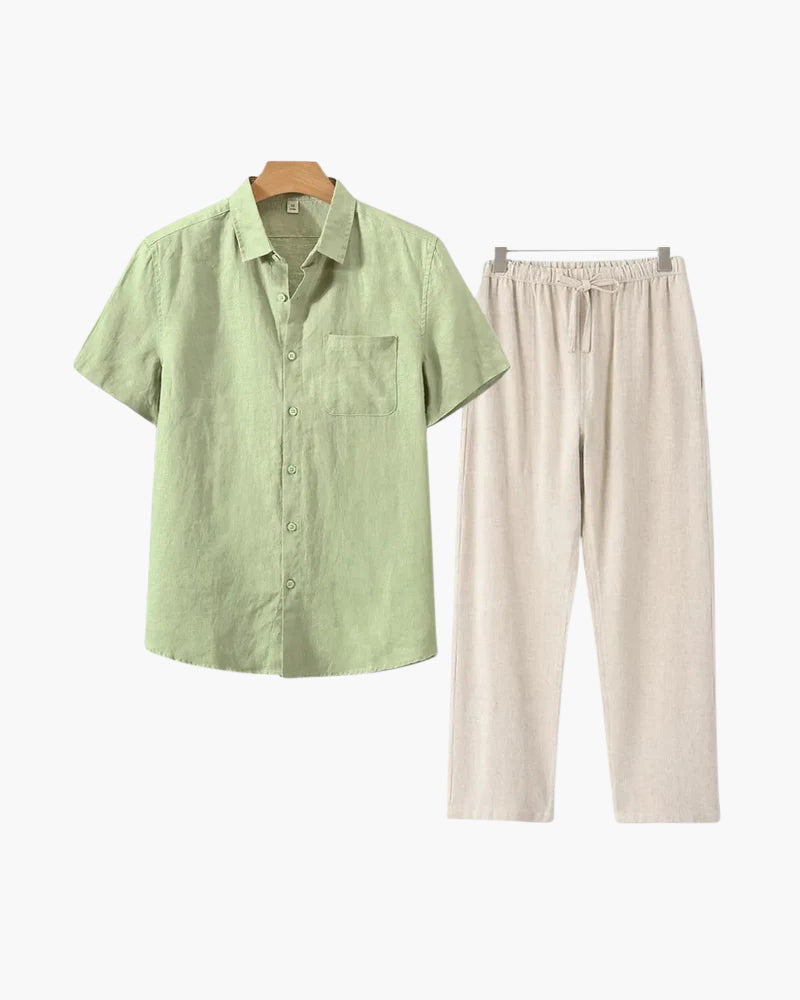 Linen Two-Piece Set | 100% Linen | Lightweight & Stylish