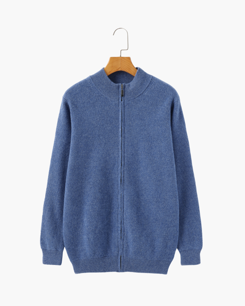 Half-Zip Knit Sweater | Wool Blend | Warm & Stylish