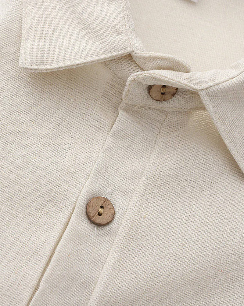 Linen Polo Shirt | 100% Linen | Breathable & Stylish