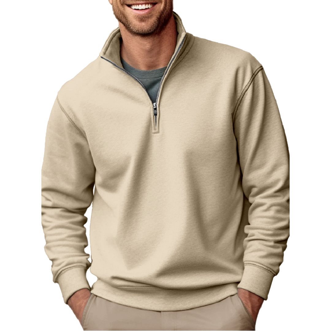 Men’s Half-Zip Pullover | Casual & Stylish | Soft & Breathable